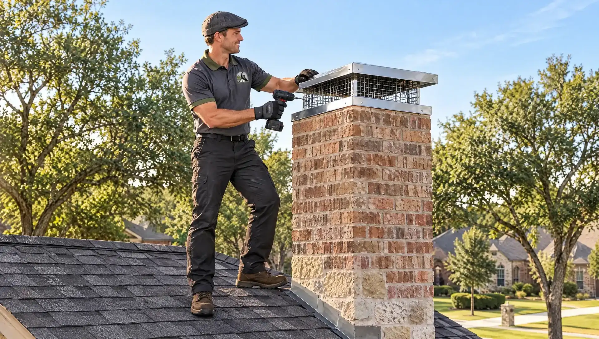 Chimney Chase Cover Replacement in Flower Mound