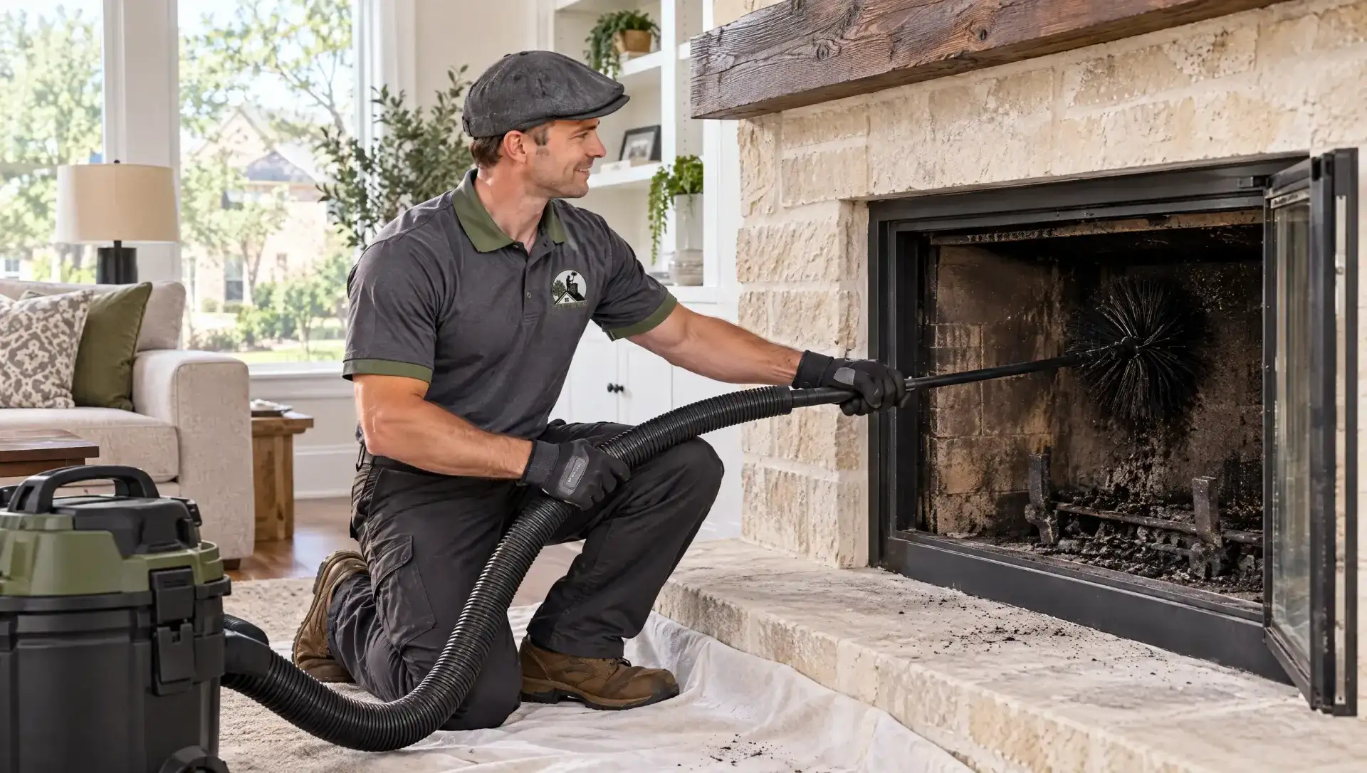 Fireplace & Stove in Flower Mound by Flower Mound Chimney Sweep Professionals