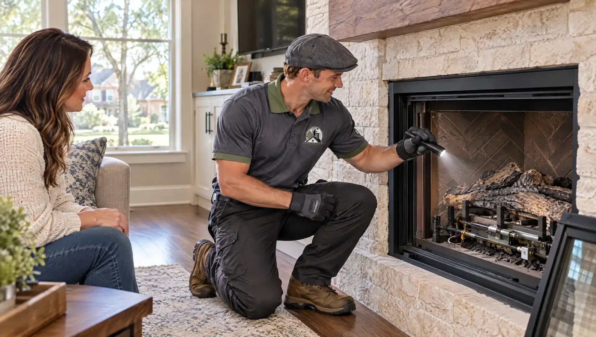 Fireplace Inspection in Flower Mound, TX by Flower Mound Chimney Sweep Professionals