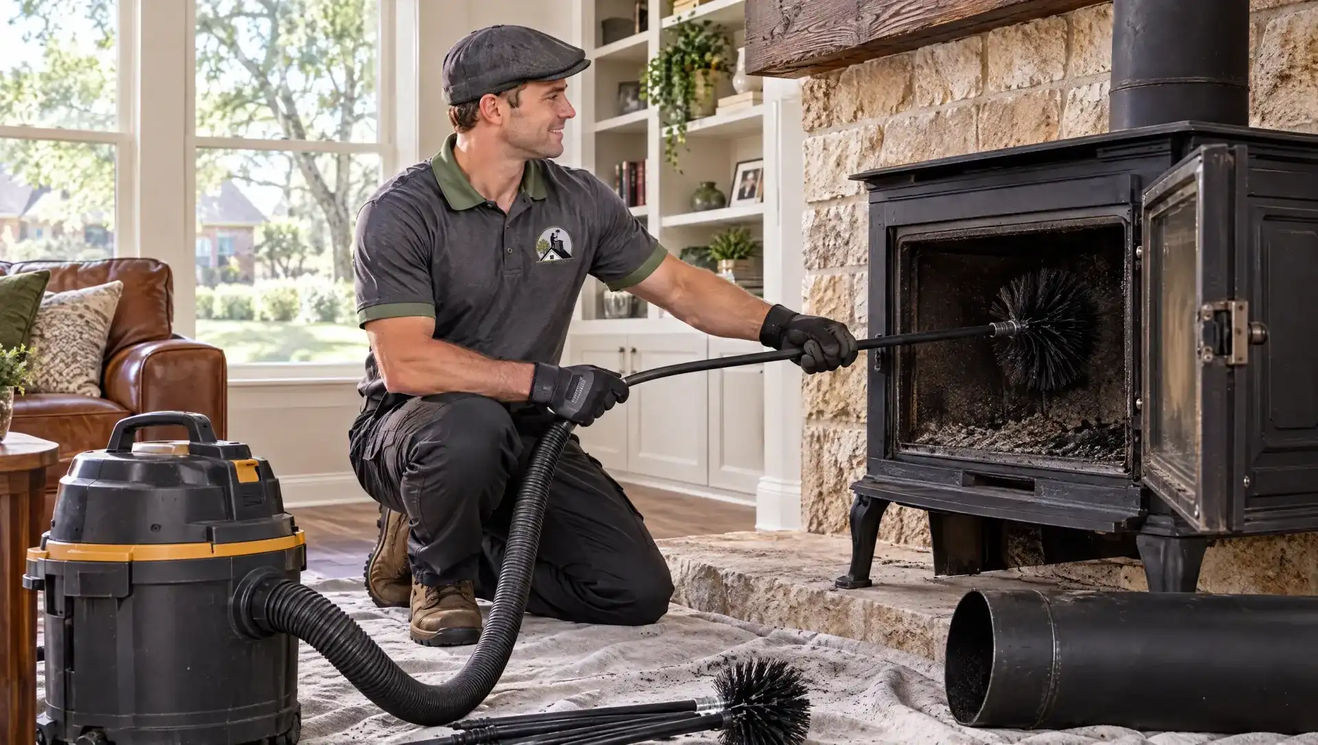 Wood Stove Installation in Flower Mound